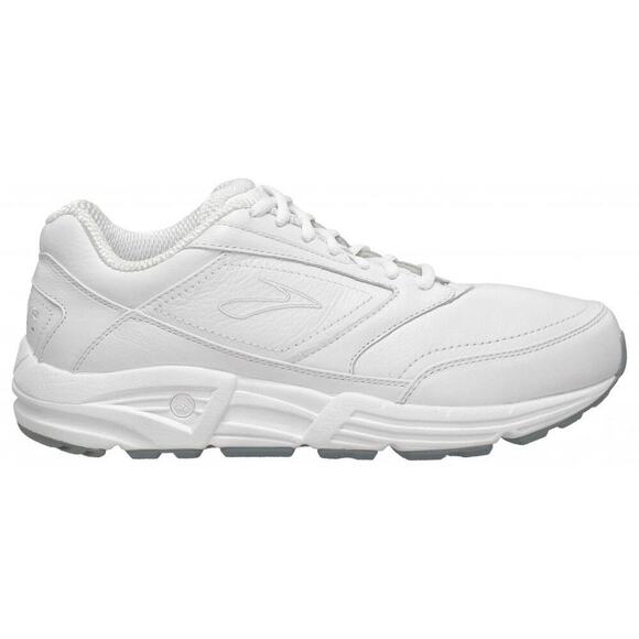 Brooks Addiction Walker Men’s White Leather Shoes Size 9 Wide 2E Comfort Walking main image 7